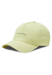 Calvin Klein Czapka z daszkiem Must Tpu Logo K60K610525 Żółty. Kolor: żółty. Materiał: materiał, bawełna #1