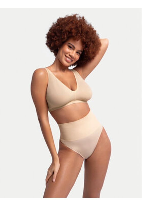 Dorina Biustonosz braletka Essensual FXBR0052MI116 Beżowy. Kolor: beżowy. Materiał: syntetyk