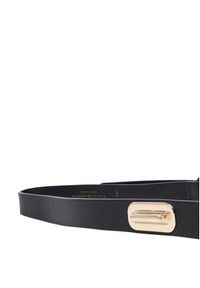 TOMMY HILFIGER - Tommy Hilfiger Pasek na talię Turnlock 2.5 AW0AW14723 Czarny. Kolor: czarny. Materiał: skóra #7