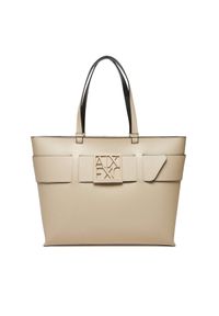 Torebka Armani Exchange. Kolor: beżowy