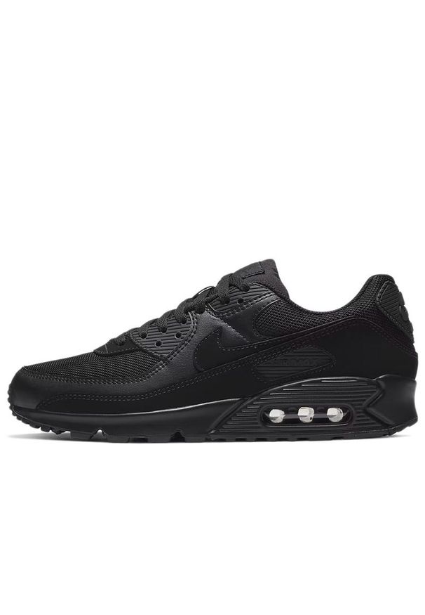Buty męskie Nike Air Max 90 CN8490-003 - czarne. Okazja: na co dzień. Kolor: czarny. Materiał: skóra, syntetyk, guma. Szerokość cholewki: normalna. Model: Nike Air Max, Nike Air Max 90. Sport: fitness