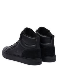 Calvin Klein Sneakersy Classic Cup Mid Laceup Zip Lth YM0YM01428 Czarny. Kolor: czarny. Materiał: skóra #5