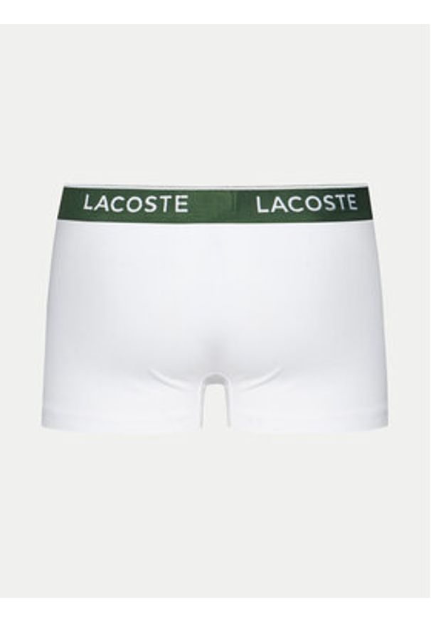 Lacoste Komplet bokserek 5H1300 Biały. Kolor: biały. Materiał: bawełna