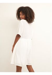 Kaffe Sukienka letnia Tara 10507499 Biały A-Line Fit. Kolor: biały. Materiał: wiskoza. Sezon: lato #6