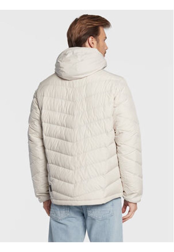 Jack Wolfskin Kurtka puchowa Fairmont 1203591 Écru Regular Fit. Materiał: syntetyk