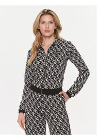 Guess Bluza Gl Logo V4RQ12 KC2X2 Czarny Regular Fit. Kolor: czarny. Materiał: syntetyk