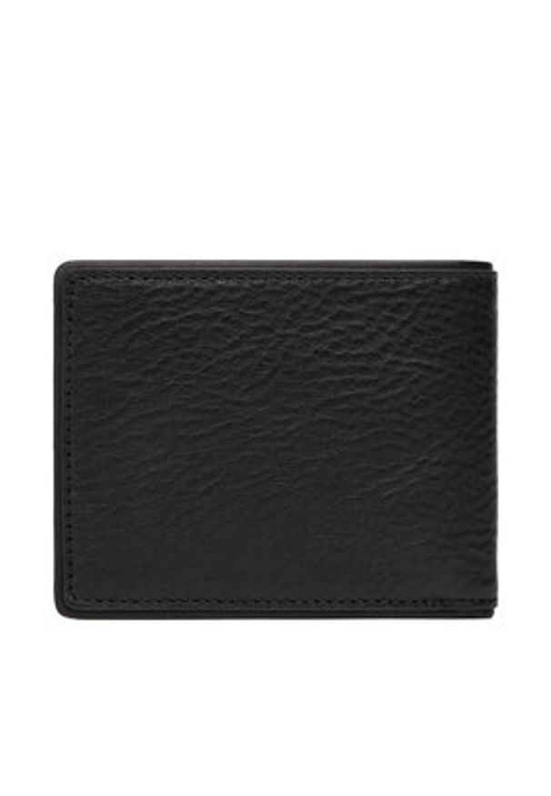 TOMMY HILFIGER - Tommy Hilfiger Duży Portfel Męski Th Corp Mini Cc Wallet & Clip AM0AM13607 Czarny. Kolor: czarny. Materiał: skóra