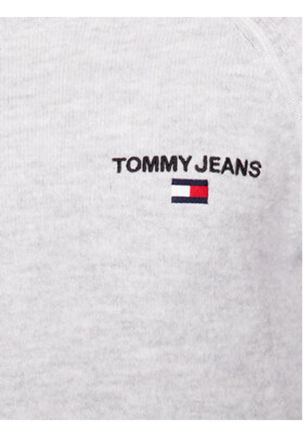 Tommy Jeans Sweter DM0DM17756 Szary Regular Fit. Kolor: szary. Materiał: syntetyk