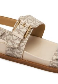 MICHAEL Michael Kors Sandały Nia Flat 40S6NIFS2B Écru. Kolor: kremowy. Materiał: skóra #4