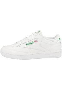 Buty do chodzenia męskie Reebok Club C White. Zapięcie: sznurówki. Kolor: biały, zielony, wielokolorowy. Materiał: skóra, materiał. Szerokość cholewki: normalna. Model: Reebok Club. Sport: turystyka piesza #1