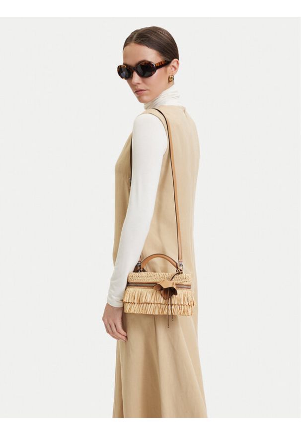 MICHAEL Michael Kors Torebka 32S6SQ1C0W Brązowy. Kolor: brązowy. Materiał: skórzane