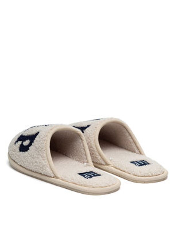 GAP - Gap Kapcie PLANO HOMESLIPPER W GP508015AW-OFNV Biały. Kolor: biały. Materiał: materiał