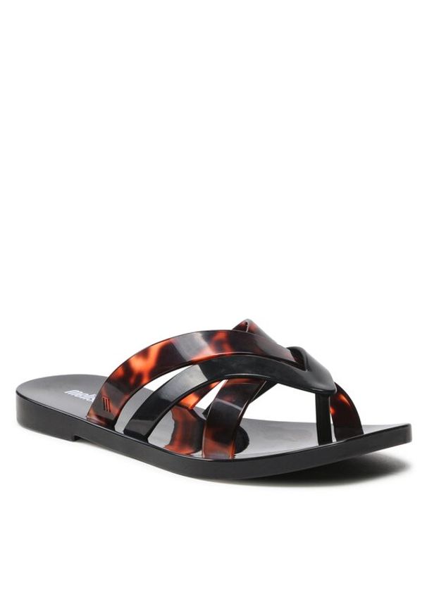 melissa - Melissa Japonki Lana Flip Flop Ad 33702 Czarny. Kolor: czarny