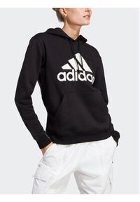Adidas - adidas Bluza Essentials Big Logo IB8813 Czarny Regular Fit. Kolor: czarny. Materiał: bawełna #3