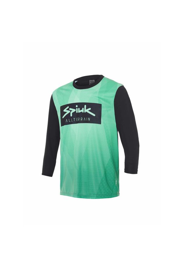SPIUK - 3/4 Jersey Spiuk All Terrain. Kolor: niebieski, czarny, zielony, wielokolorowy. Materiał: jersey. Sport: kolarstwo