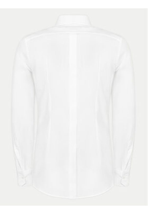 DOLCE & GABBANA - Dolce&Gabbana Koszula G5EJ0T GG826 W0800 Biały Slim Fit. Kolor: biały. Materiał: bawełna