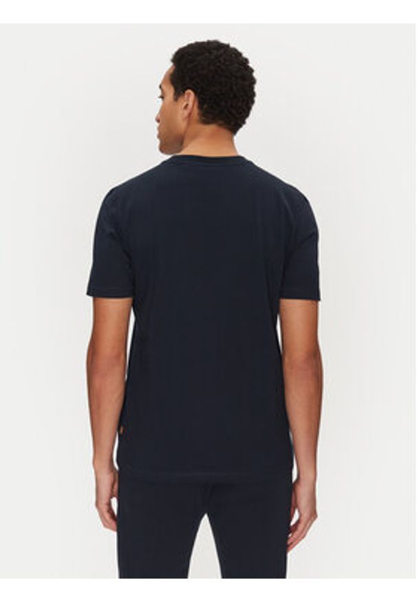 BOSS T-Shirt 50534923 Granatowy Slim Fit. Kolor: niebieski. Materiał: bawełna