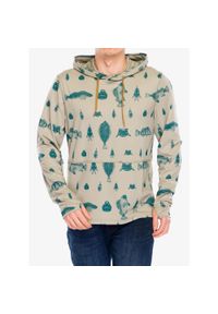 KAVU - Bluza z kapturem męska Kavu Sol Hoodie. Typ kołnierza: kaptur. Kolor: beżowy