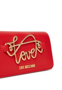 Love Moschino - LOVE MOSCHINO Torebka JC5736PP0MKG0500 Czerwony. Kolor: czerwony. Materiał: skórzane #4