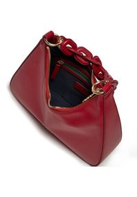TOMMY HILFIGER - Tommy Hilfiger Torebka Soft Leather Shoulder Bag AW0AW16293 Czerwony. Kolor: czerwony. Materiał: skórzane