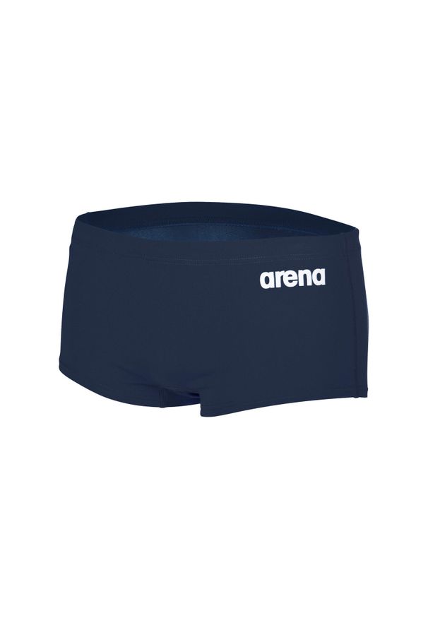 Kąpielówki z niskim stanem Arena Solid. Stan: obniżony. Kolor: wielokolorowy, niebieski, biały