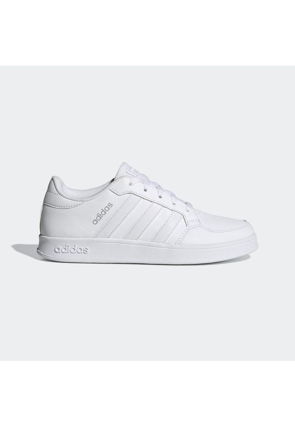 Buty damskie sportowe Adidas BREAKNET. Okazja: na co dzień. Kolor: biały. Sport: bieganie