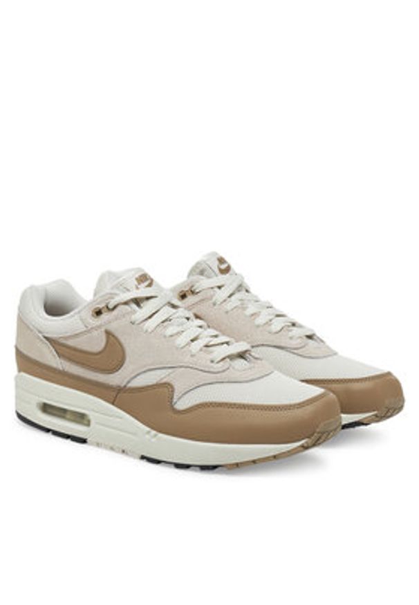 Nike Sneakersy Air Max 1 Ess FZ5808 001 Beżowy. Kolor: beżowy. Materiał: zamsz, skóra. Model: Nike Air Max