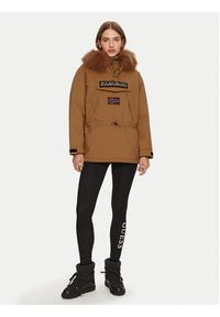 Napapijri Kurtka anorak Skidoo W 2.0 NP0A4I5F Brązowy Regular Fit. Kolor: brązowy. Materiał: syntetyk #2