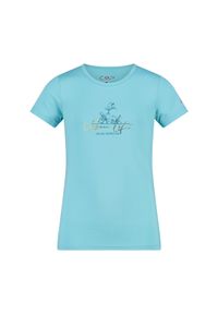 Koszulka dla dziewczynki CMP. Kolor: niebieski. Sport: turystyka piesza #1