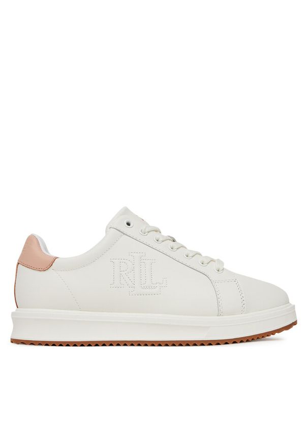 Lauren Ralph Lauren - Sneakersy LAUREN RALPH LAUREN. Kolor: biały