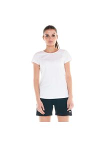 LEONE 1947 APPAREL - Podstawowy t-shirt damski. Kolor: biały. Materiał: tkanina. Sport: fitness