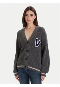 ViCOLO Kardigan 55072F Szary Regular Fit. Kolor: szary. Materiał: akryl #1