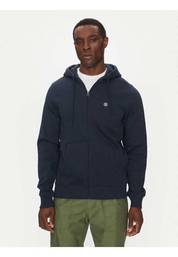 Element Bluza ELYFT00199 Granatowy Regular Fit. Kolor: niebieski. Materiał: bawełna