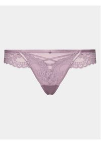 Hunkemöller Stringi Daisy String R 203608 Fioletowy. Kolor: fioletowy. Materiał: syntetyk