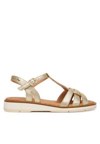 Pikolinos Sandały Roquetas W9B-0789Cl Złoty. Kolor: złoty. Materiał: skóra #1