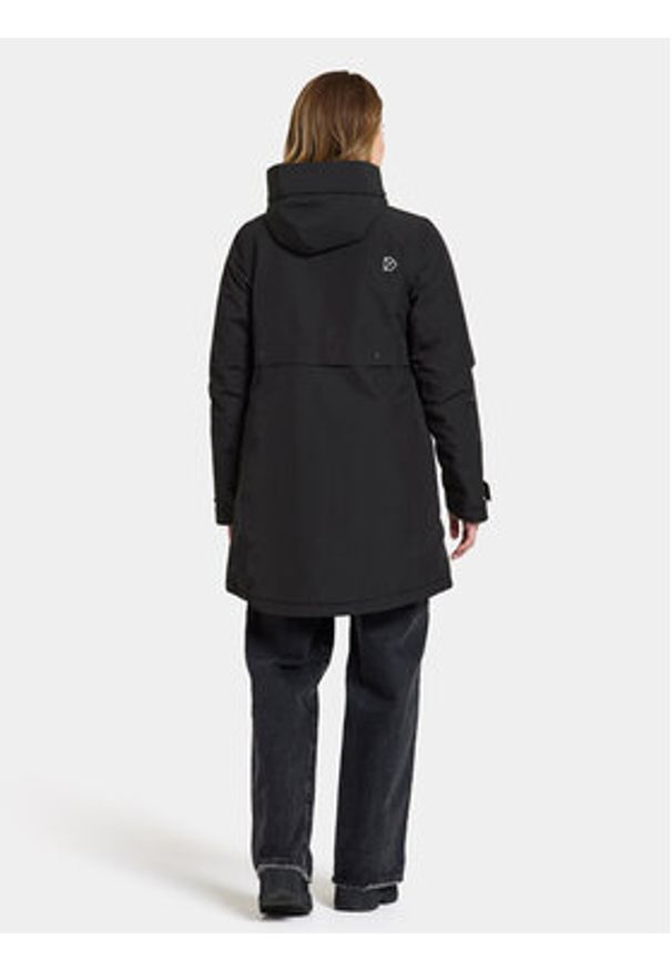 Didriksons Parka Helle 504301 Czarny Regular Fit. Kolor: czarny. Materiał: syntetyk