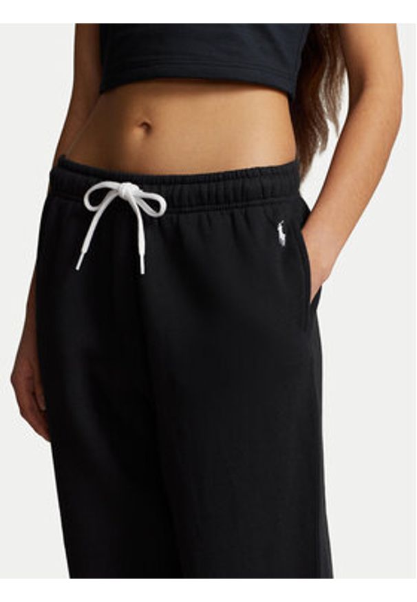 Polo Ralph Lauren Spodnie dresowe Prl Flc Pnt 211943009003 Czarny Regular Fit. Kolor: czarny. Materiał: bawełna