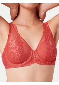 Triumph Biustonosz z fiszbiną Wild Peony Florale 10209627 Różowy. Kolor: różowy. Materiał: syntetyk