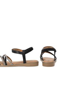 Clara Barson Sandały WYL04008-1A Czarny. Kolor: czarny. Materiał: skóra #6