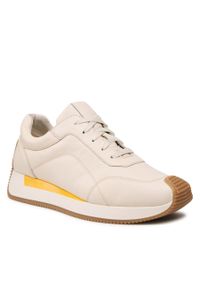 Sneakersy Gino Rossi RST-SAINZ-01 Yellow. Kolor: beżowy. Materiał: skóra #1