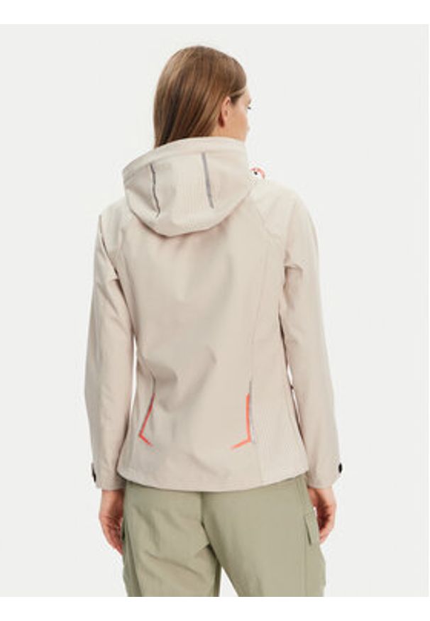 Aulp Kurtka softshell Rossa Beżowy Regular Fit. Kolor: beżowy. Materiał: syntetyk