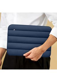 TECH-PROTECT - Etui Tech-Protect Fluffy Laptop 15-16 granatowy. Kolor: niebieski. Materiał: materiał. Styl: elegancki, casual #7