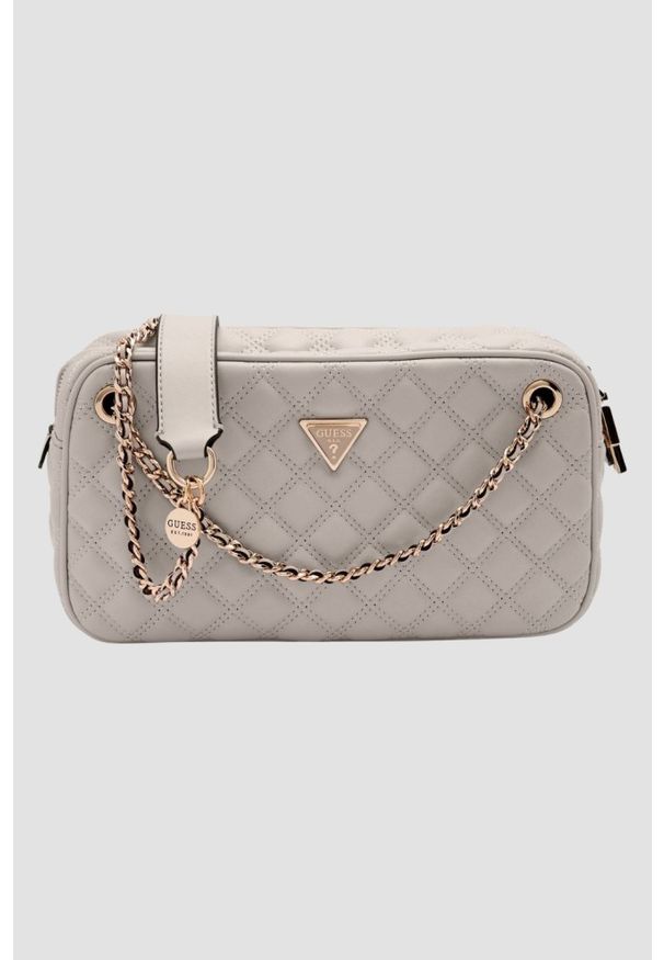 Guess - GUESS Torebka damska w kolorze taupe Giully II. Kolor: beżowy. Styl: casual