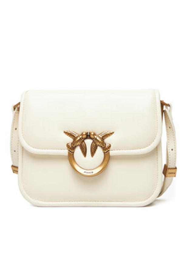 Pinko - PINKO Torebka Love Box Bag Fl Mini PE 25 PLTT 104297 A26J Écru. Materiał: skórzane