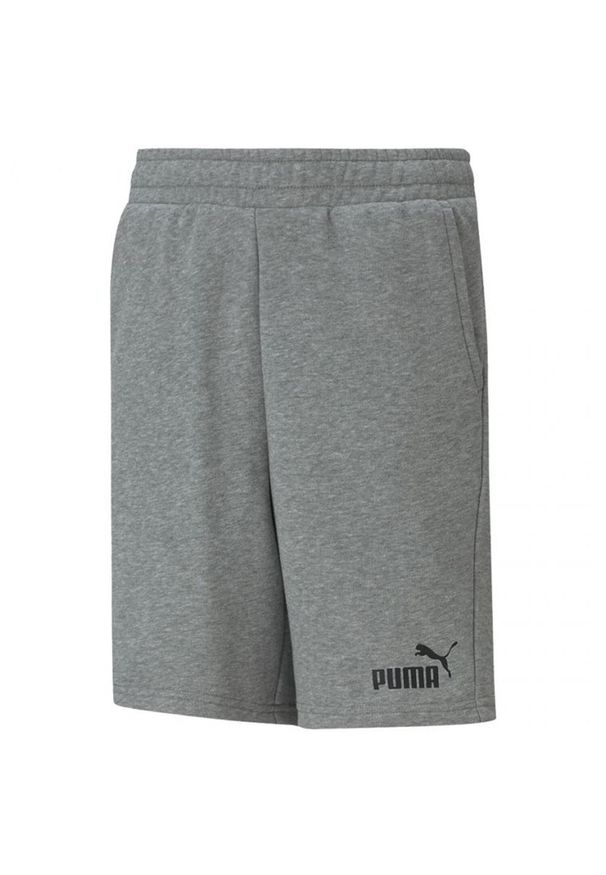 Puma - Spodenki Dziecięce Essential Sweat Shorts. Kolor: szary