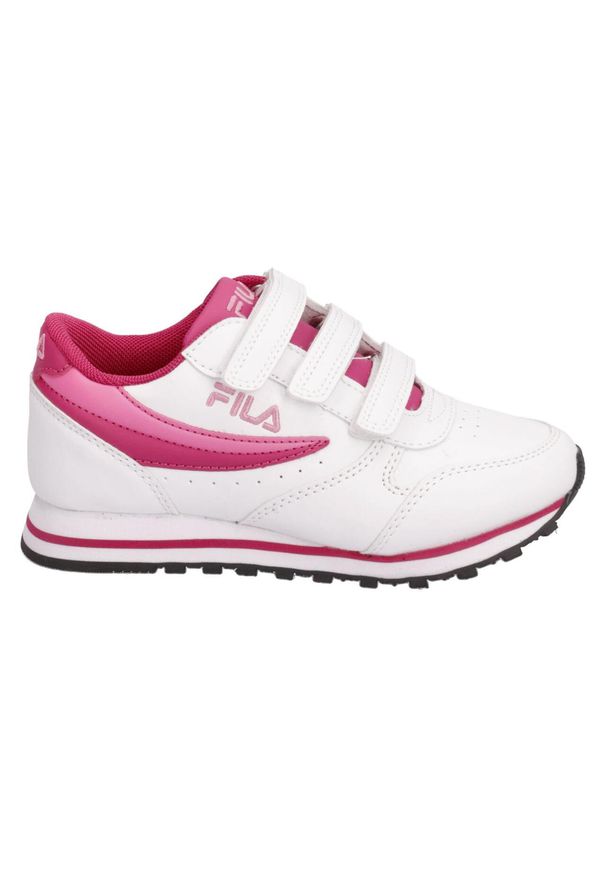 Buty do chodzenia dla dzieci Fila Orbit Velcro Low. Kolor: biały. Sport: turystyka piesza