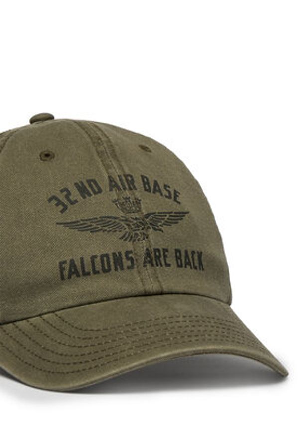 Aeronautica Militare Czapka z daszkiem 261HA1252UCT02476 Zielony. Kolor: zielony. Materiał: bawełna
