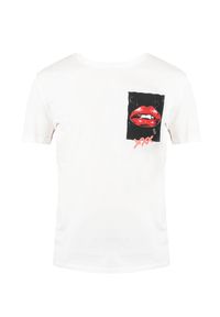 Antony Morato T-shirt | MMKS02139-FA100227 | Mężczyzna | Biały. Okazja: na co dzień. Kolor: biały. Materiał: bawełna. Wzór: aplikacja, nadruk. Styl: casual #5