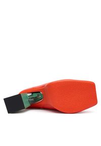 United Nude Botki Cubist Bootie 1094383616 Pomarańczowy. Kolor: pomarańczowy. Materiał: skóra
