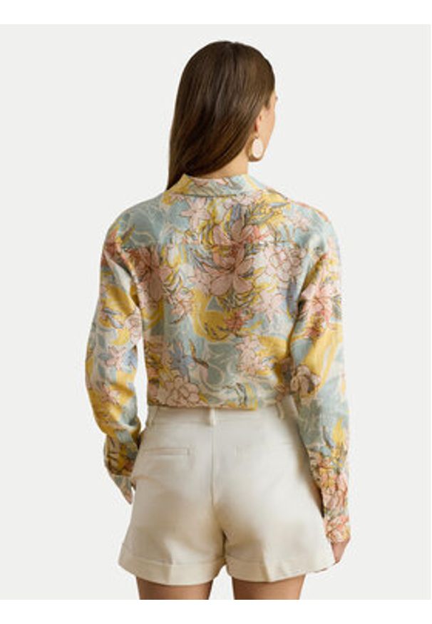 Lauren Ralph Lauren - LAUREN RALPH LAUREN Koszula 200P08906001 Kolorowy Relaxed Fit. Materiał: len. Wzór: kolorowy